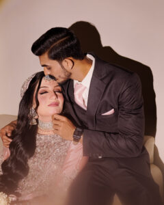 Outdoor bridal photoshoot at waterfront location Karachi