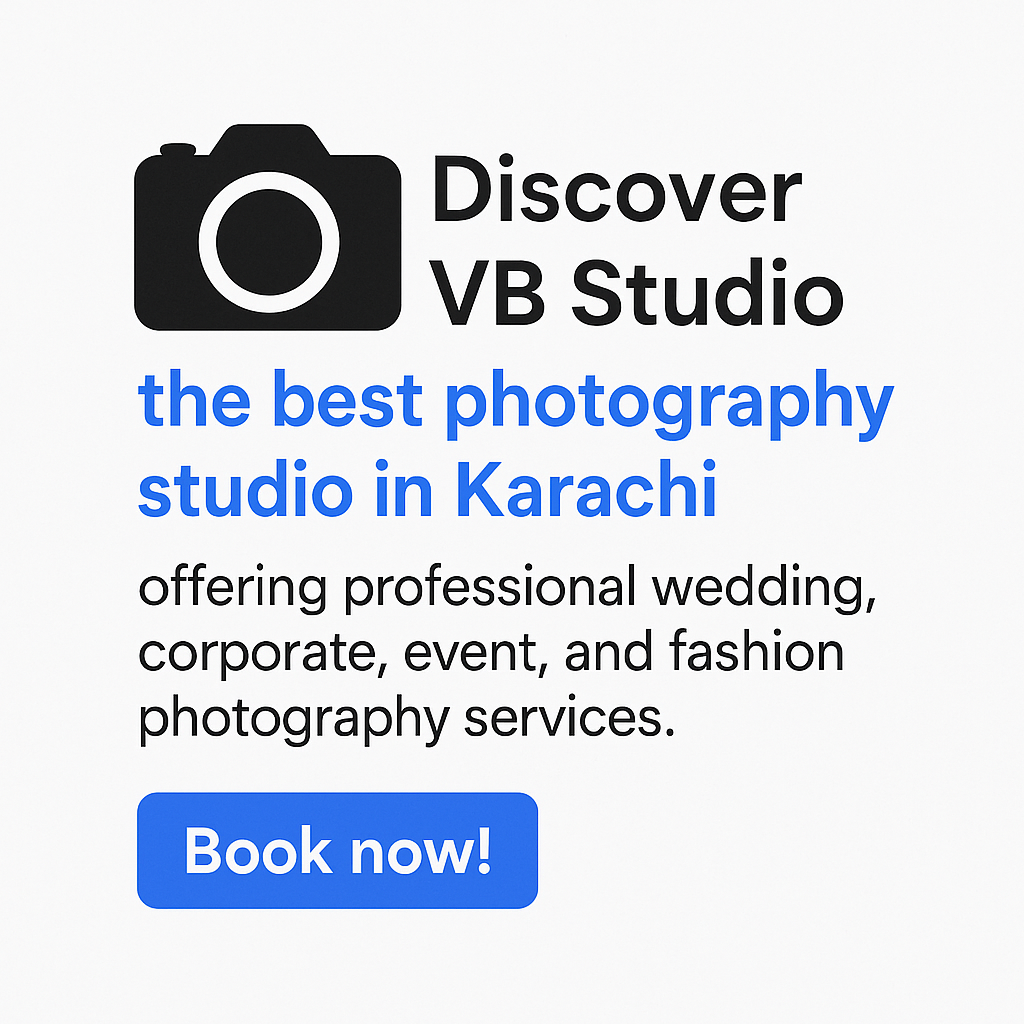 Professional Photography Studio in Karachi