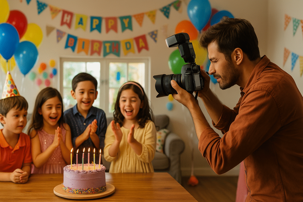 professional birthday party photography in Clifton Karachi