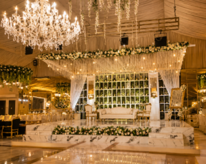 The Court Marquee decor setup